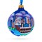 Navy Pier, Chicago, Illinois Glass Ball Christmas Ornament 3.25 Inches